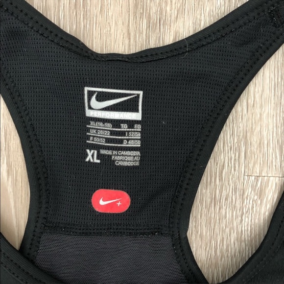 NIKE Black Sports Bra Size XL - Picture 3 of 3